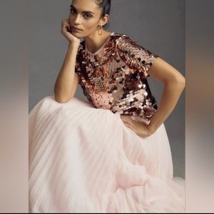 Anthropologie Eva Franco Sequin Tee - Small